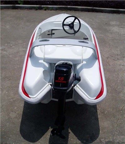 Bateau en fibre de verre à grande vitesse de 3,2 m