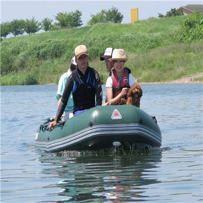 Bateau de pêche en aluminium de 35 kg